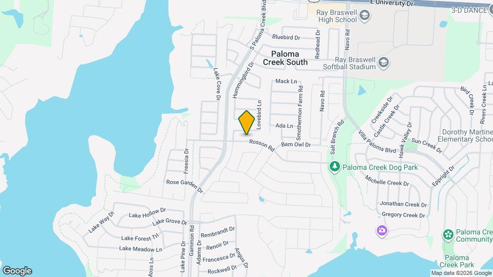 1501 Rosson Rd Mapa y Detalles de la Ubicación