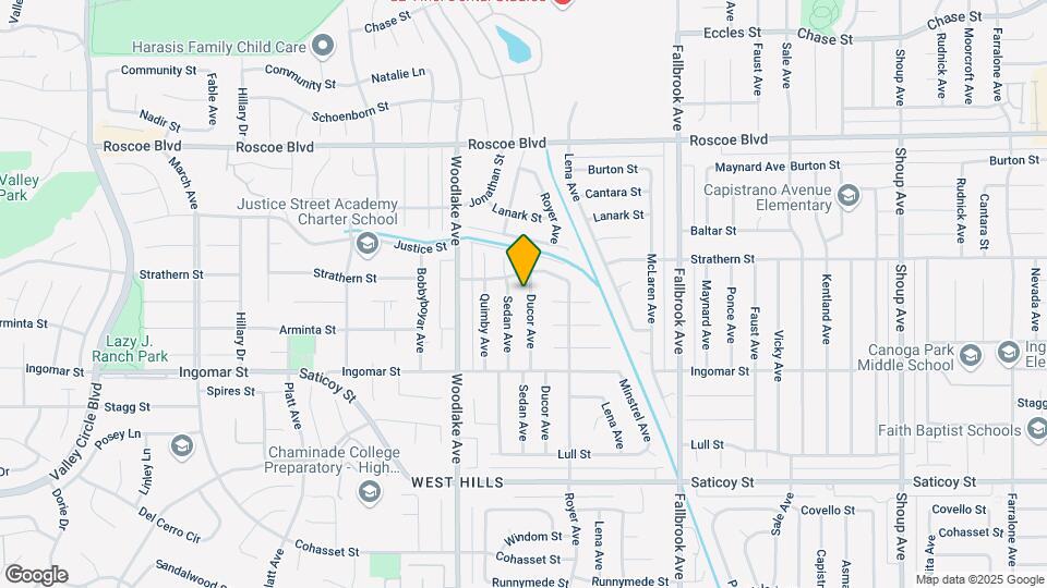 7923 Ducor Ave Map and Location Details