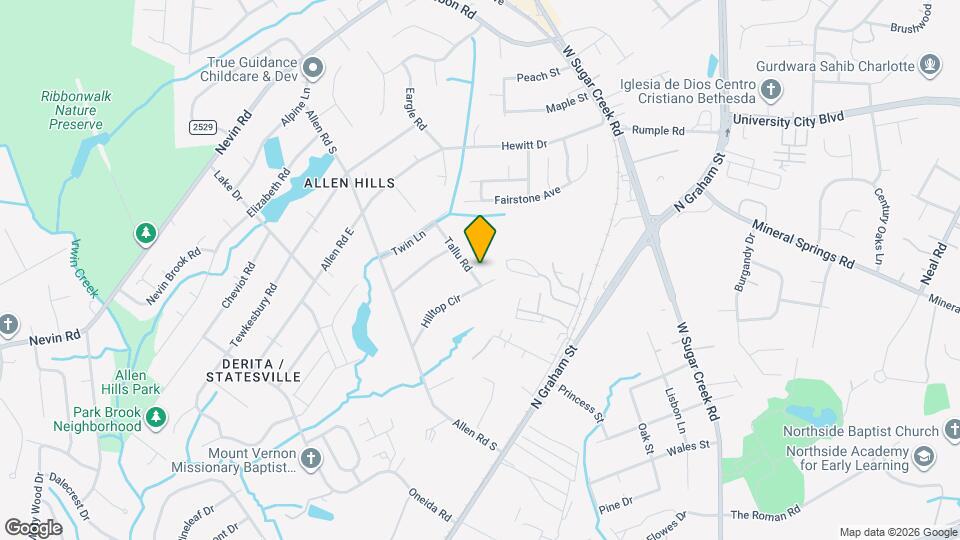 2710 Tallu Rd Map and Location Details