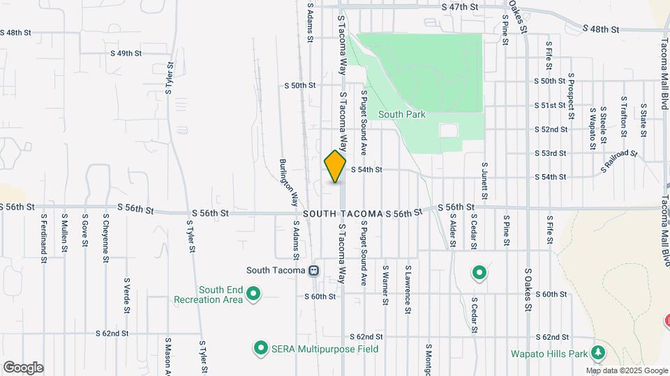 5420 S Tacoma Way Map and Location Details