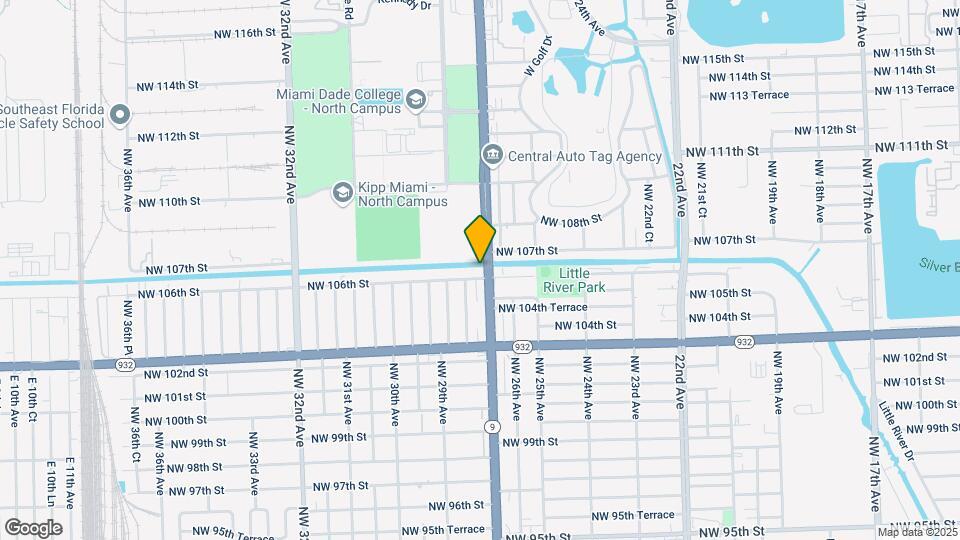 10600 NW 27th Ave Mapa y Detalles de la Ubicación