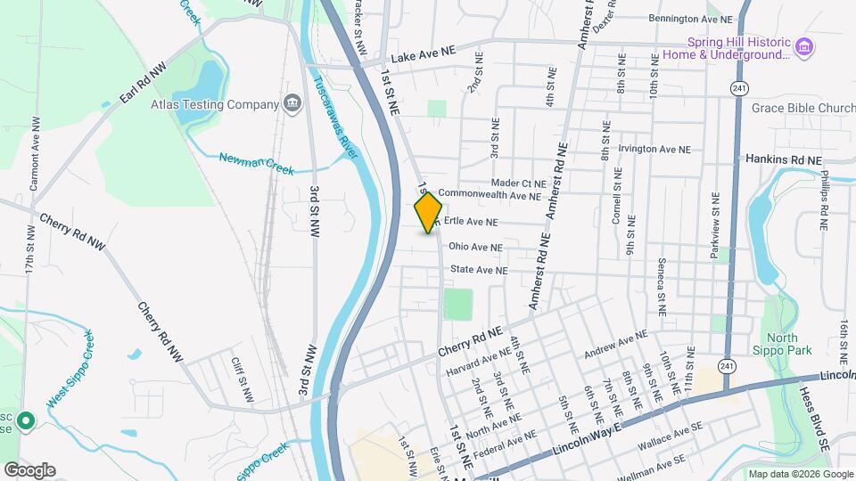 839 1st St NE Map and Location Details