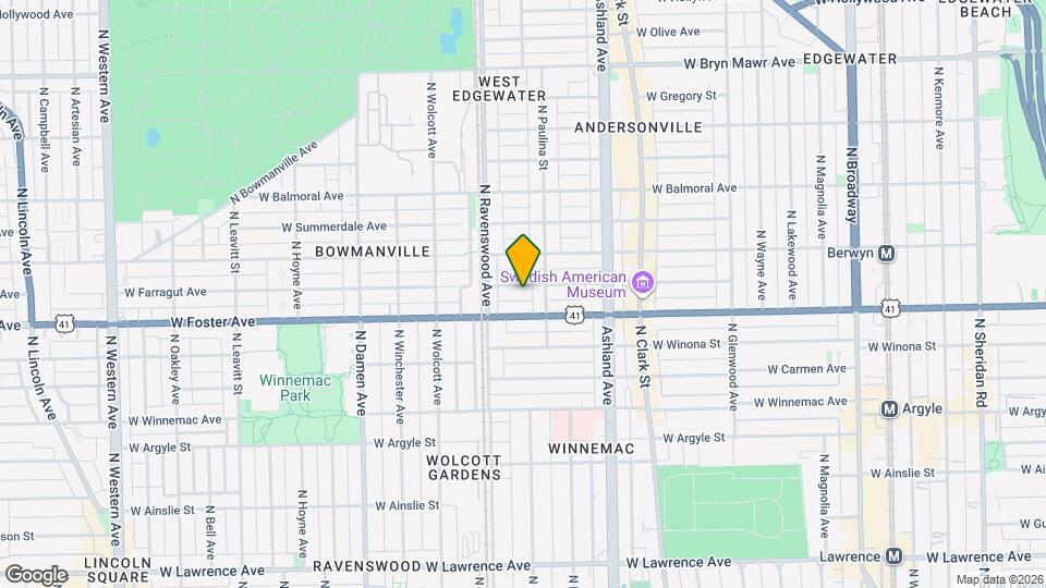 1721 W Farragut Ave, Unit 2 Map and Location Details