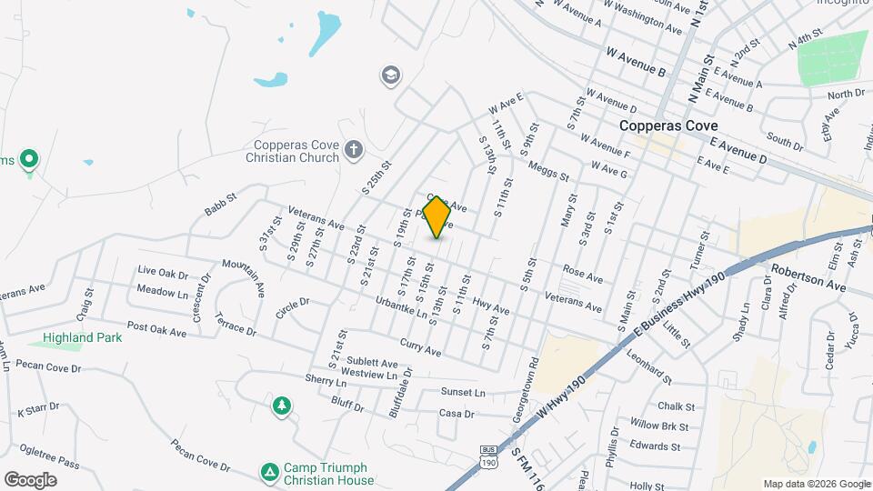 940 S 15th St Map and Location Details