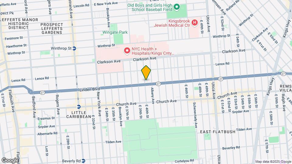 507 Linden Blvd Map and Location Details