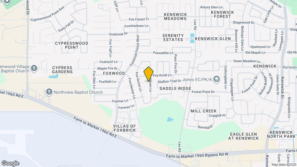 20203 Fox Haven Ln Map and Location Details