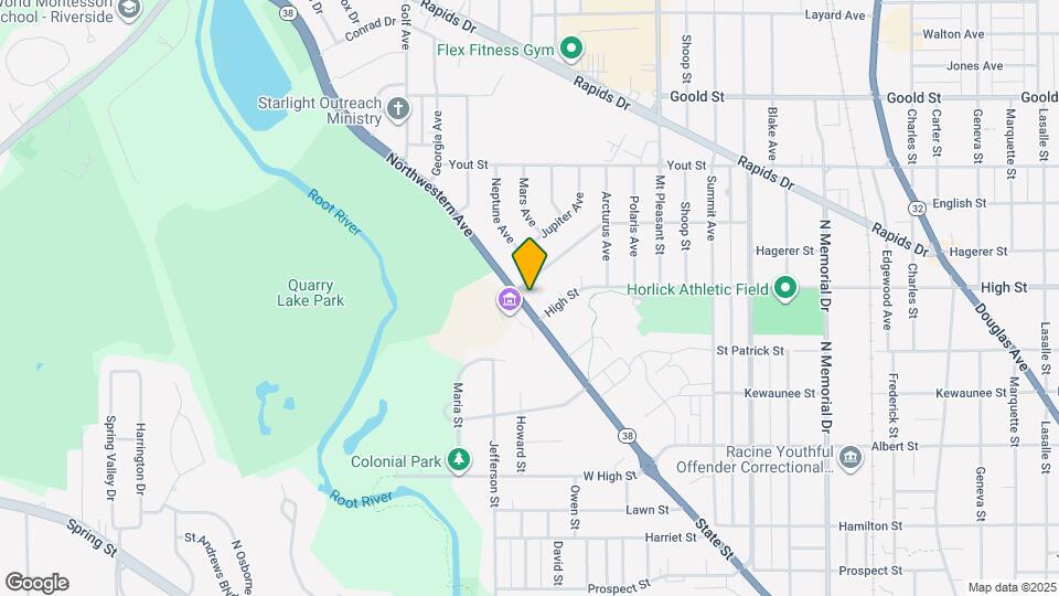 2518 Northwestern Ave Map and Location Details