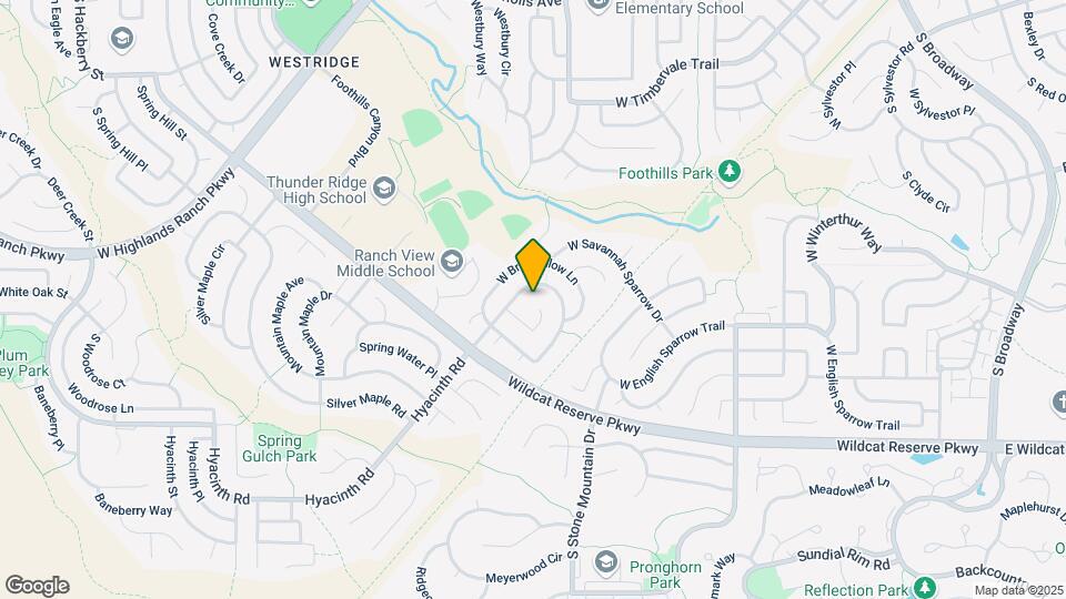 1323 West Spotted Owl Way Map and Location Details