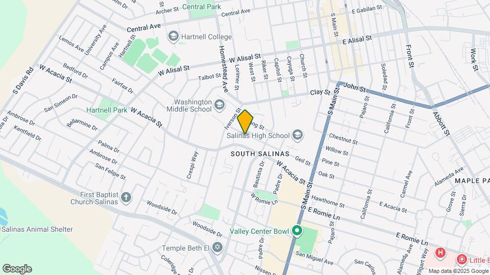 249 Geil St Map and Location Details