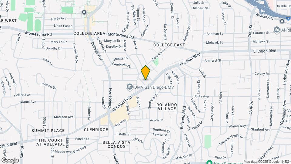 4721 Choctaw Dr Map and Location Details