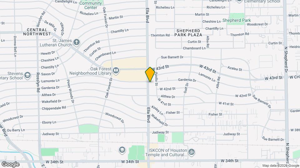 4110 Ella Blvd Map and Location Details