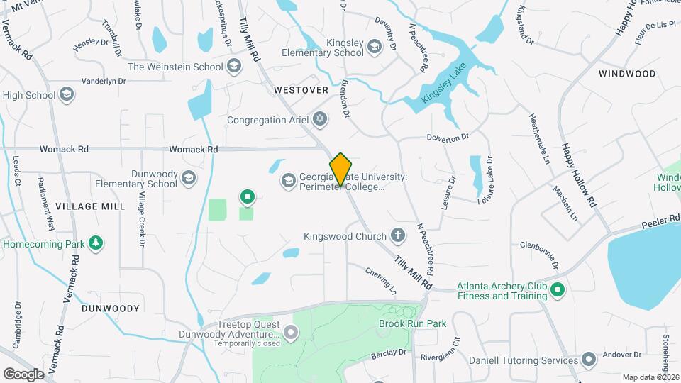 5140 Tilly Mill Rd Mapa y Detalles de la Ubicación