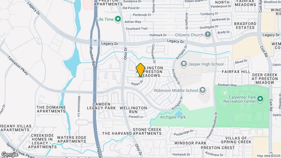 4645 Wales Dr Map and Location Details
