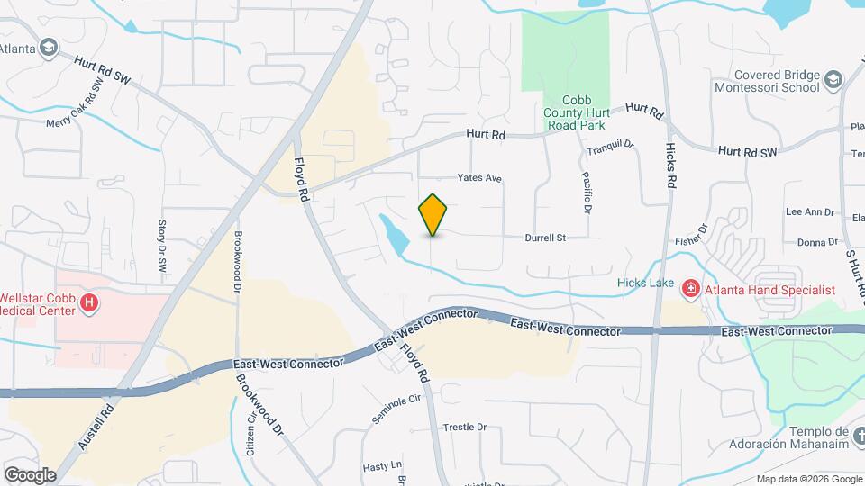 1117 Durrell St Map and Location Details