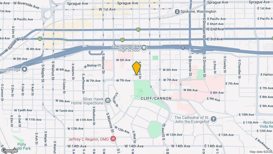 620 W 7th Ave Map and Location Details