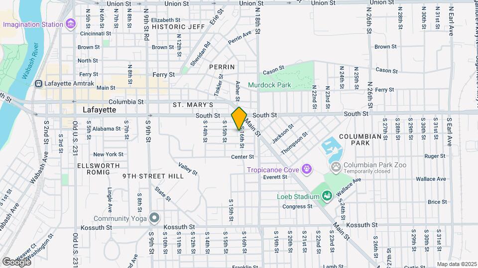 106 S 16th St Map and Location Details