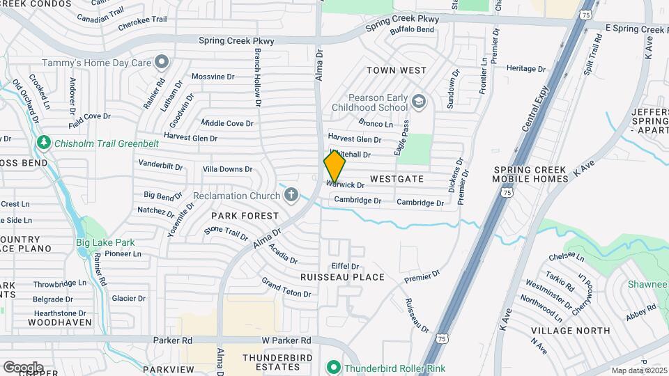 864 Warwick Dr Map and Location Details