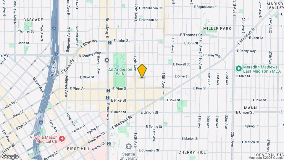 1629 13th Ave Map and Location Details