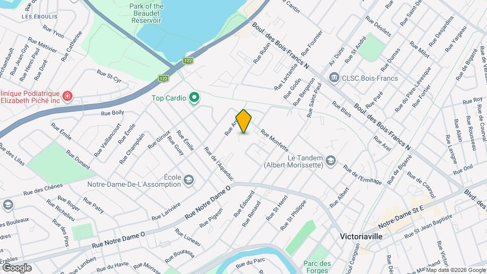 6 Rhéault Rue Map and Location Details