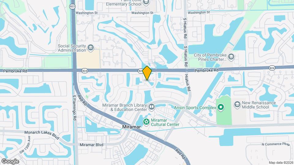 1861 SW 116th Way Map and Location Details