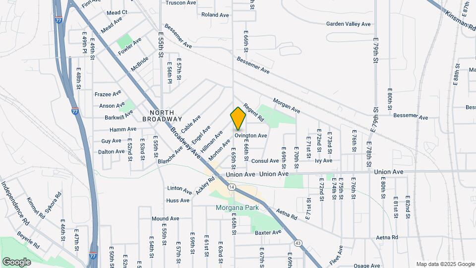 3399 E 65th St Map and Location Details