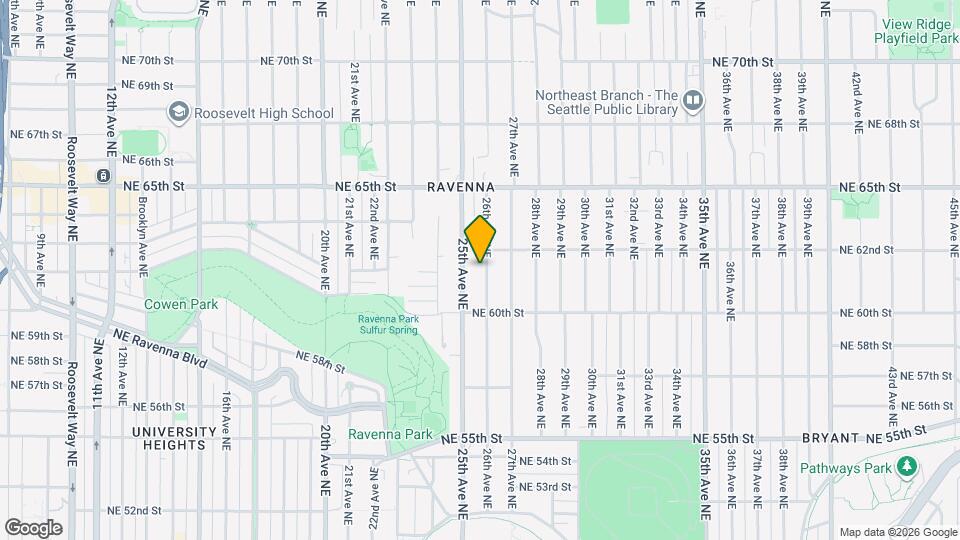 6043 26th Ave NE Mapa y Detalles de la Ubicación