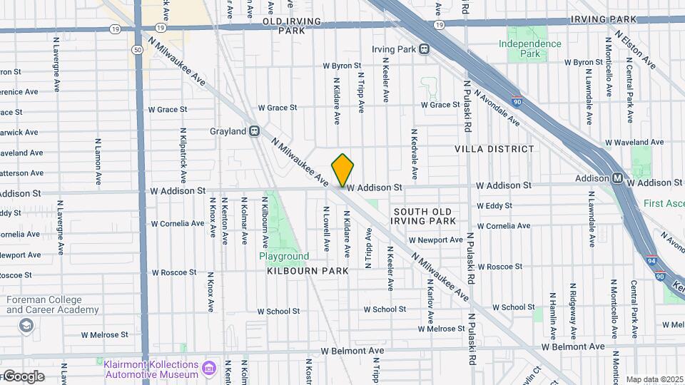 3585 N Milwaukee Ave, Unit 3 Map and Location Details