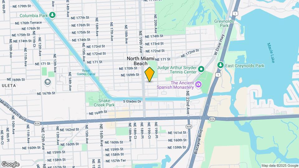 1940-1944 NE 168th St Map and Location Details