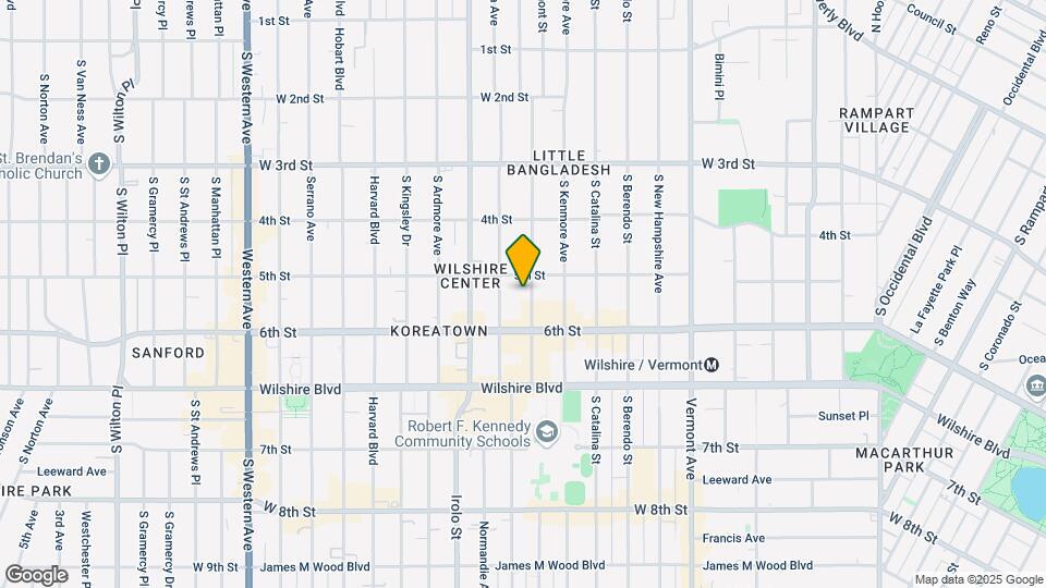 515 S Alexandria Ave Map and Location Details