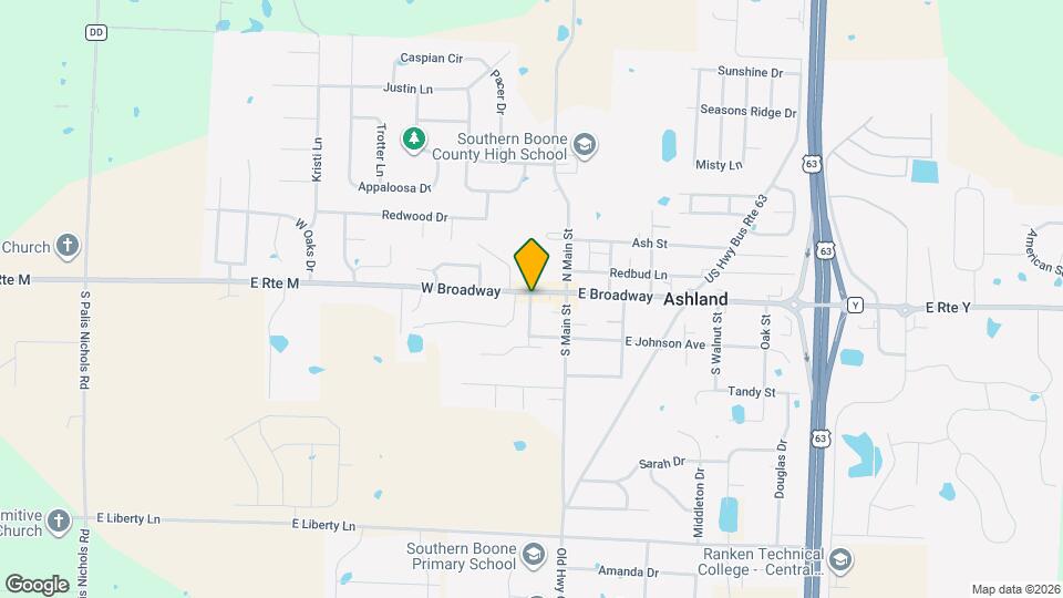 116 W Broadway Map and Location Details