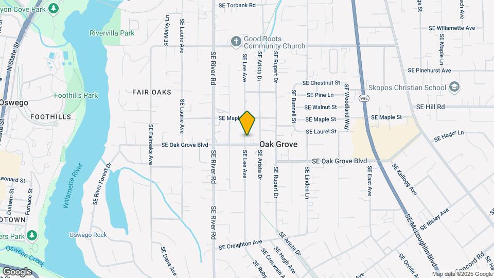 2001 SE Oak Grove Blvd Map and Location Details