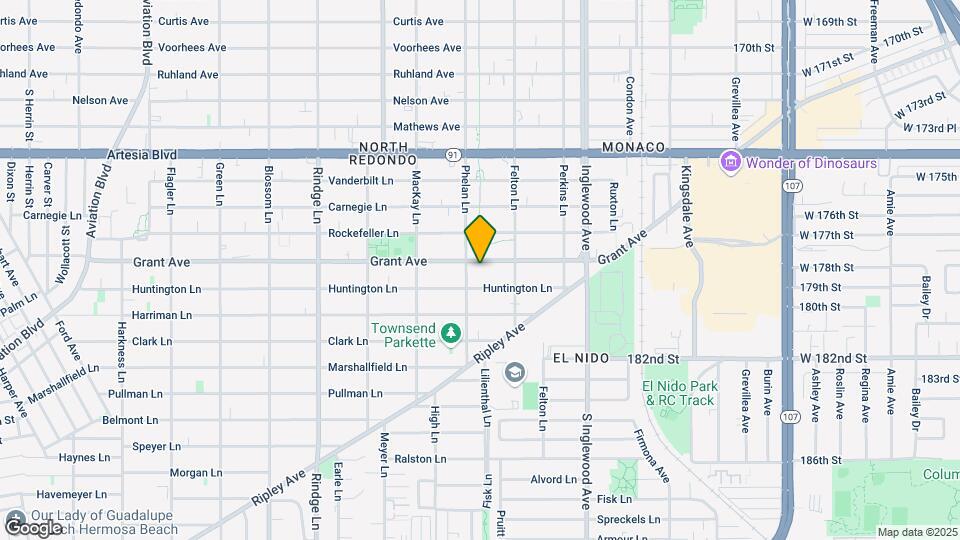 2506 Grant Ave Mapa y Detalles de la Ubicación