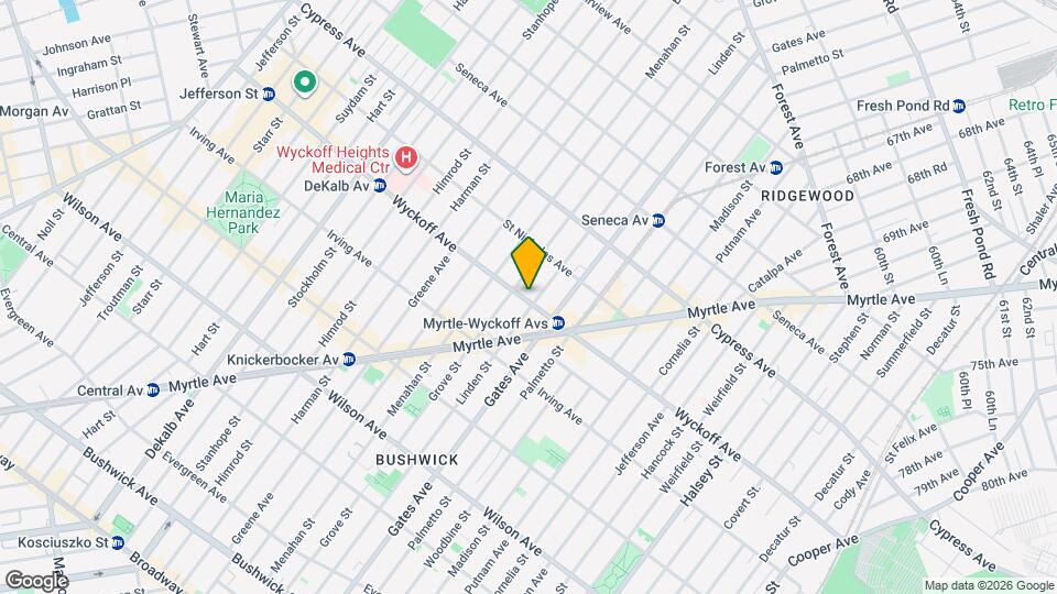 295 Wyckoff Ave Map and Location Details