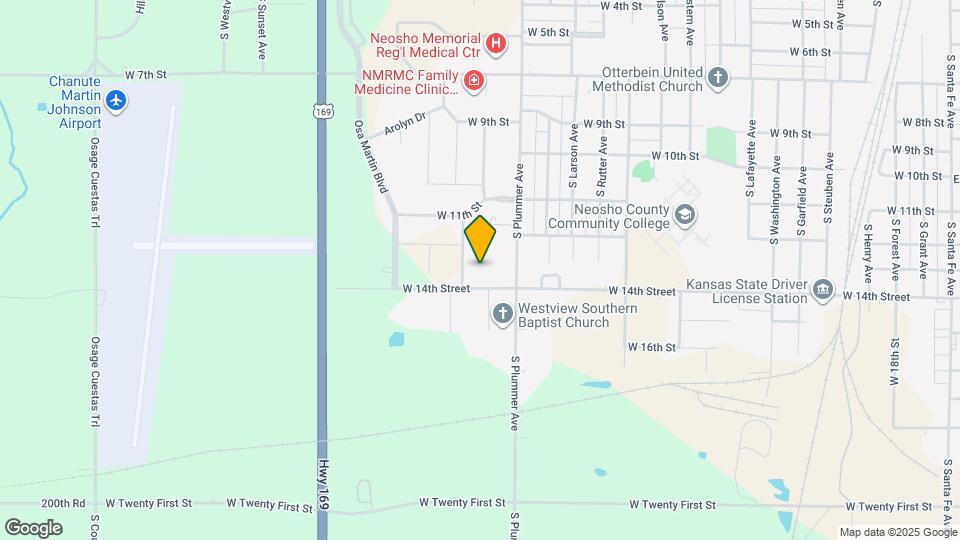 1524 W 14th Street Map and Location Details