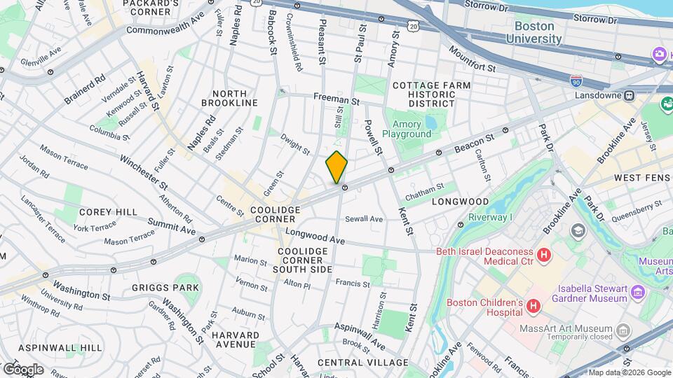 Chestnut Hill Realty Map and Location Details
