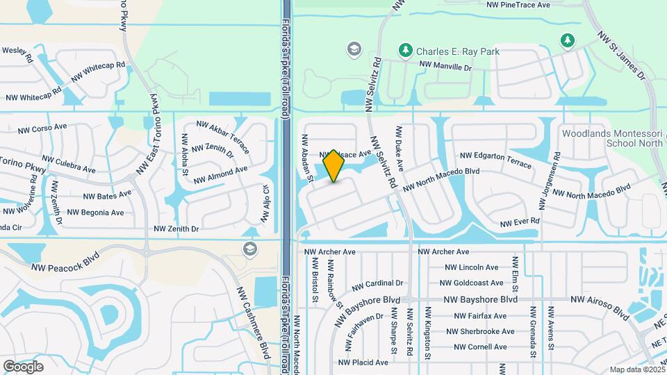 6867 NW Brookhaven Ave Map and Location Details