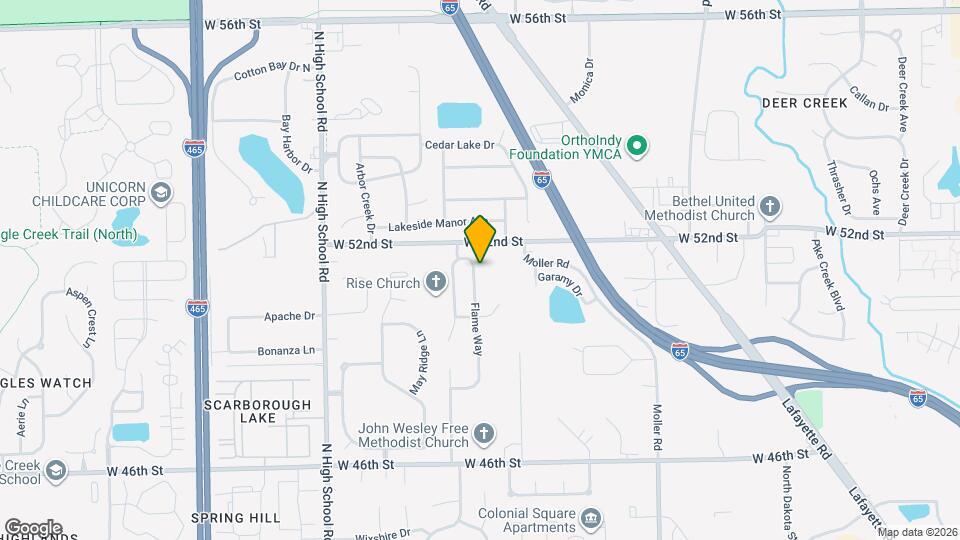 5121 Flame Way Map and Location Details