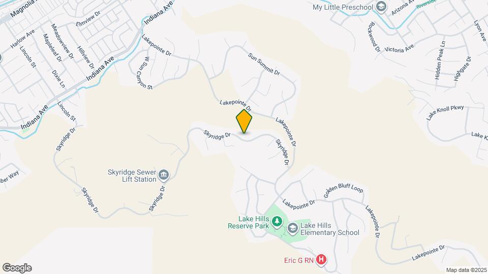 16154 Skyridge Dr Map and Location Details