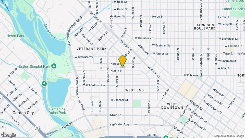 2506 Woodlawn Ave Map and Location Details