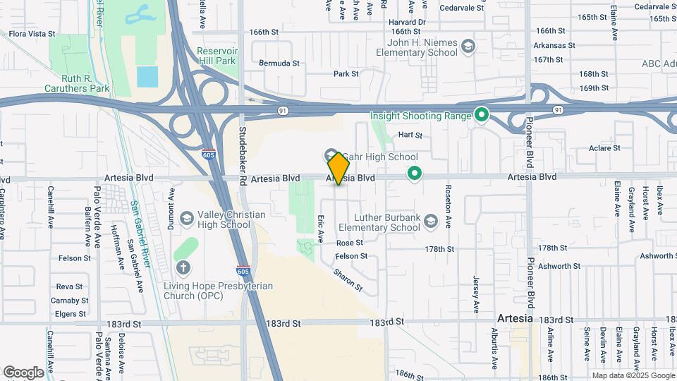 17422 Alora Ave Map and Location Details