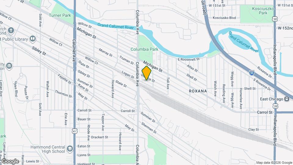 1227 Logan St Map and Location Details