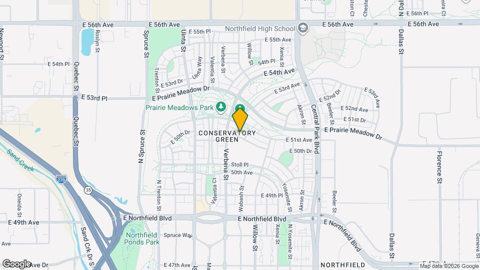 8473 E 50th Dr Map and Location Details
