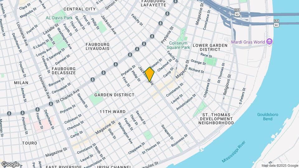 1216 Jackson Ave Mapa y Detalles de la Ubicación