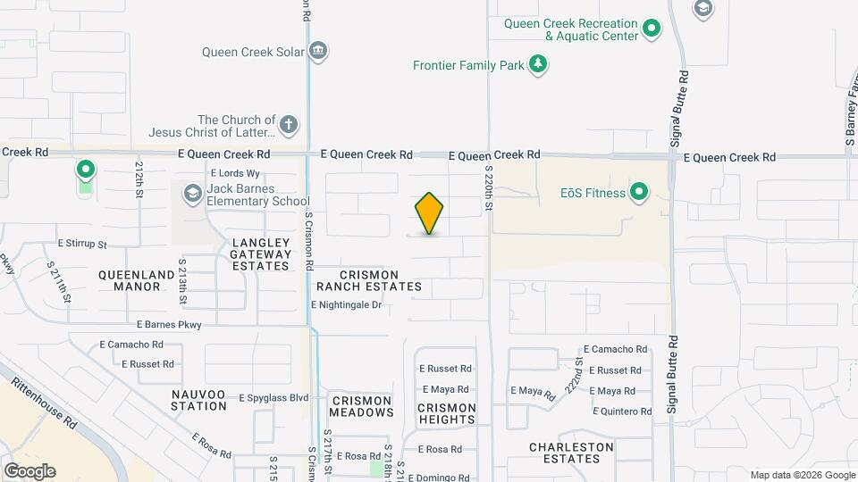 21857 E Saddle Ct Map and Location Details