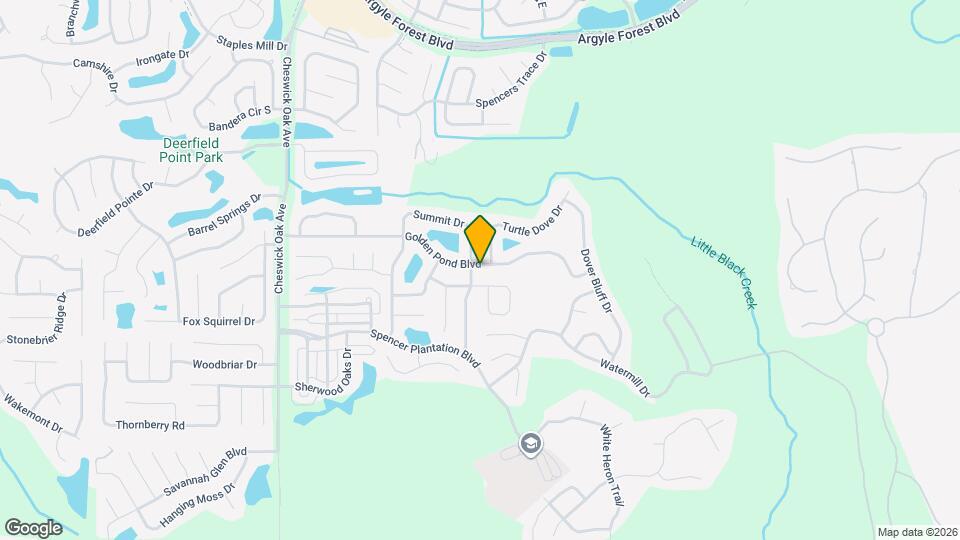 2961 Golden Pond Blvd Map and Location Details