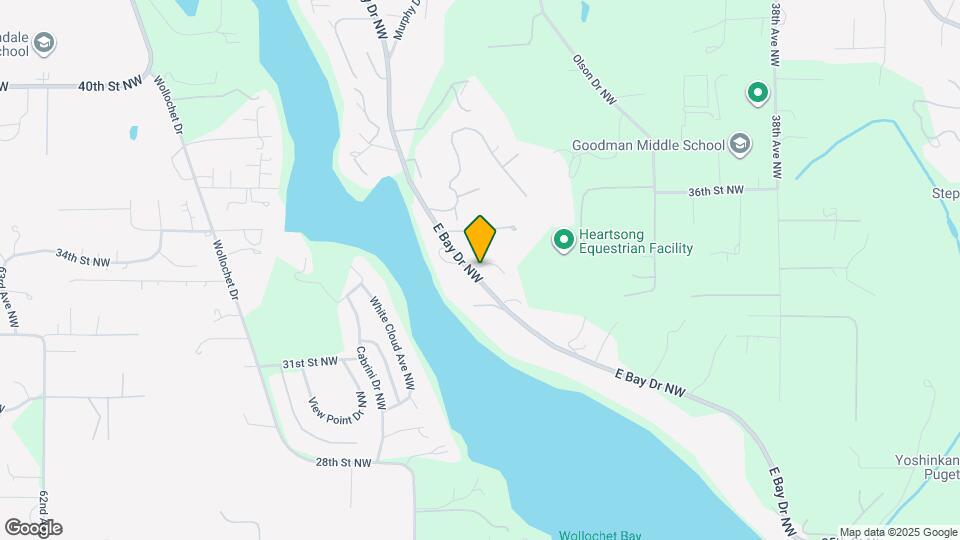 3303 E Bay Dr NW Map and Location Details