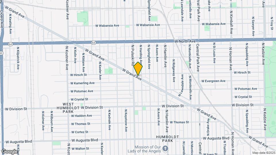 3964 W Grand Ave Map and Location Details