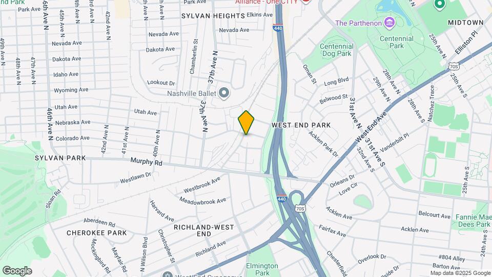 503 Acklen Park Dr Map and Location Details