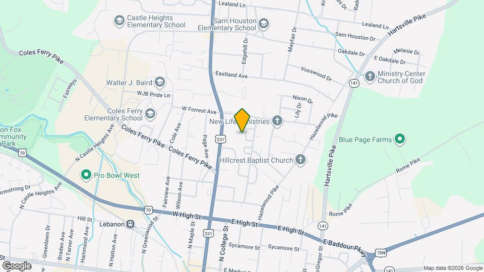 Upton Heights Map and Location Details