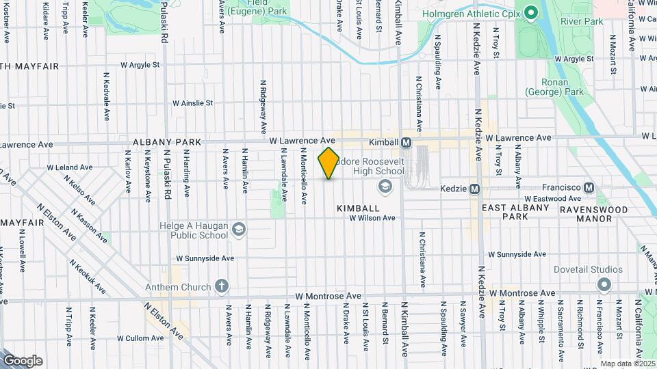 3552 W Leland Ave Map and Location Details